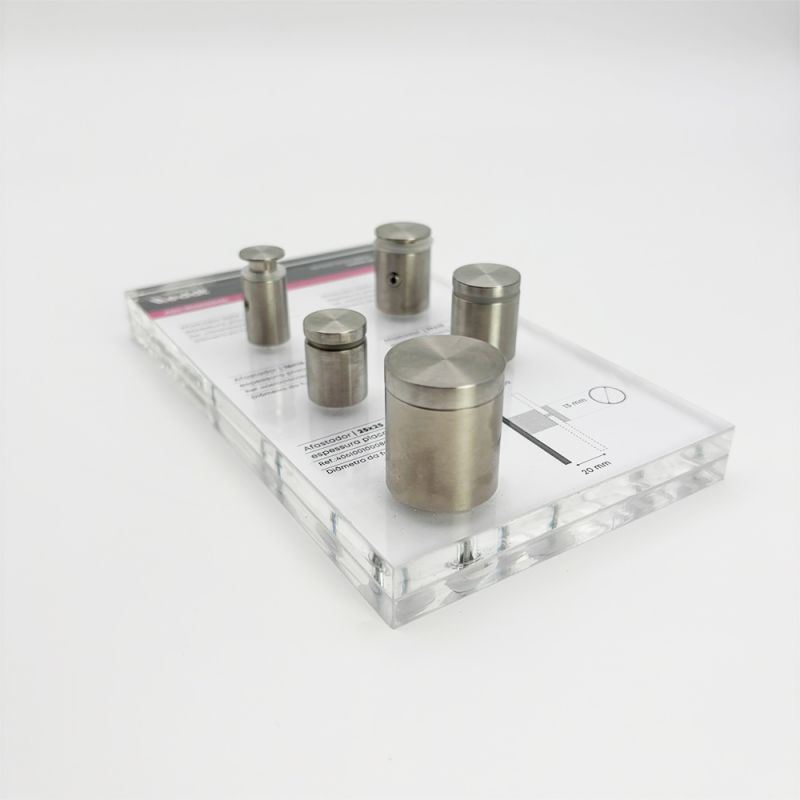 Mostruário Afastadores Aço Inoxidável 10x17 cm