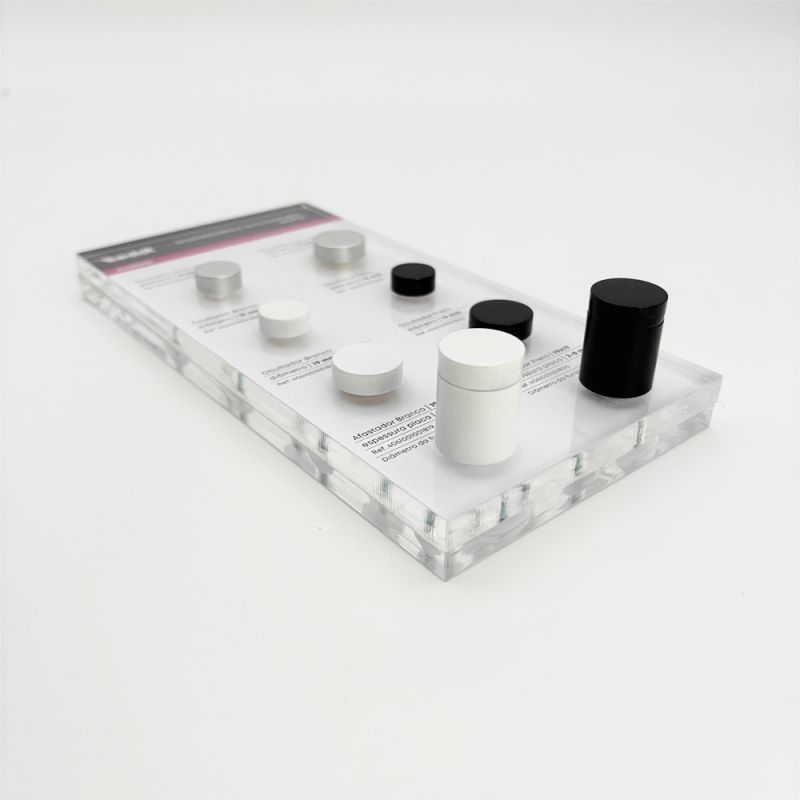 Mostruário Afastadores/Ocultadores 10x20 Pretos e Brancos